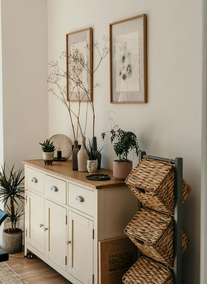 Natural Wood Chest of Drawers