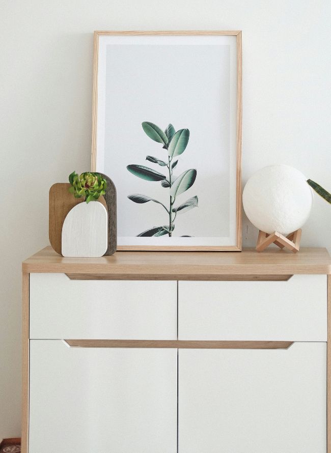 Natural Wood Chest of Drawers